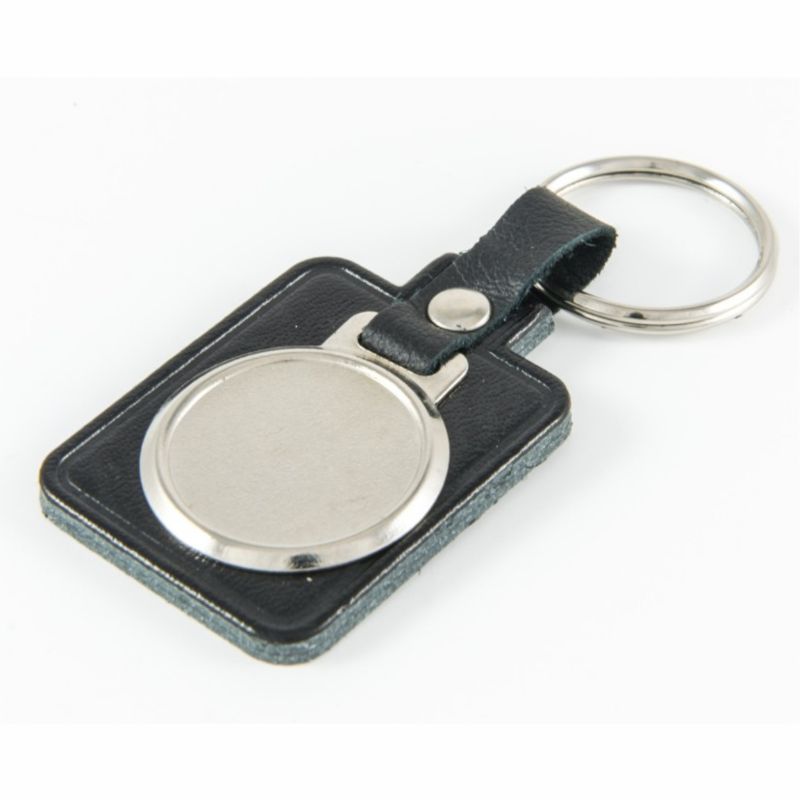 Keyfob Blank Rectangle 25mm and clear dome